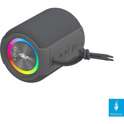 SHAZA Taşınabilir Bluetooth Hoparlör IPX6 Suya Dayanıklı - 6W Ses Çıkışı Gri - 3