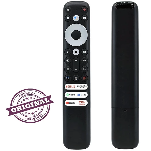 TCL RC902V RMR1 NETFLIX-PRIME VIDEO-GUARD-MEDIA-YOUTUBE TUŞLU SES KOMUTLU LCD-LED TV KUMANDASI ürün görseli 1