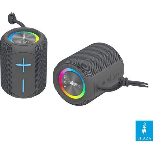 SHAZA Taşınabilir Bluetooth Hoparlör IPX6 Suya Dayanıklı - 6W Ses Çıkışı Gri - 2