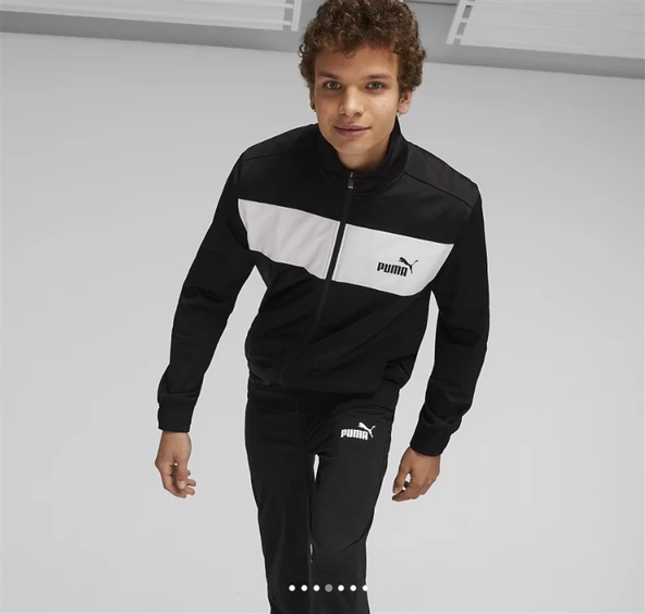 Puma Poly Suit Siyah Erkek Eşofman Takımı - 677427 01 - 4