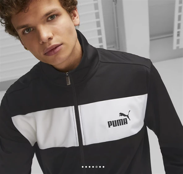 Puma Poly Suit Siyah Erkek Eşofman Takımı - 677427 01 - 5