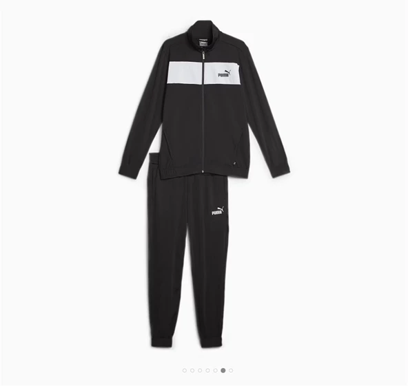 Puma Poly Suit Siyah Erkek Eşofman Takımı - 677427 01 - 6