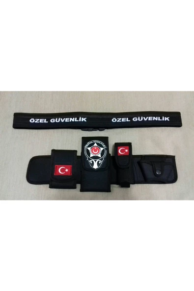 Klas Tasarım Güvenlik Gorevlisi Bel Kılıfı Ve Kemeri