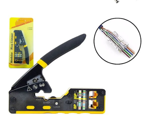 IRONSTAR IRPNS 01 YENİ NESİL 4P/6P/8P RC45 KONNEKTÖR PENSE;Class