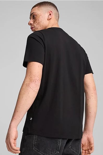 Puma GRAPHICS Sneaker Tee 683209 01 Erkek Tişört Siyah S-XXL - 3