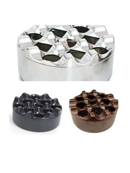 Nezirler DK02 Döküm Yuvarlak Izgaralı Küllük 1 Adet