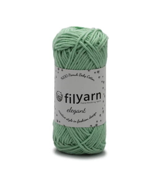 Baby Cotton El Örgü İpi 25 Gram Oeko-Tex Sertifikalı Pamuk İpi Bebek İpi Yelek İpi Punch İpi - 4