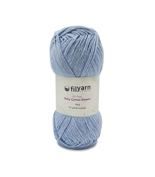 Baby Cotton El Örgü İpi 100 Gram Oeko-Tex Sertifikalı Pamuk İpi Bebek İpi Yelek İpi Punch İpi - 5