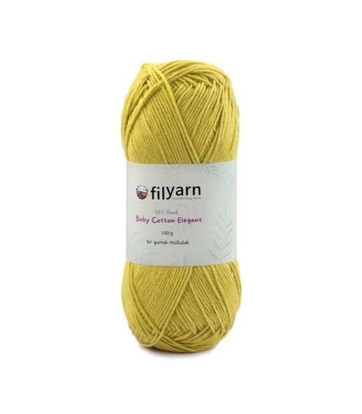 Baby Cotton El Örgü İpi 100 Gram Oeko-Tex Sertifikalı Pamuk İpi Bebek İpi Yelek İpi Punch İpi - 11