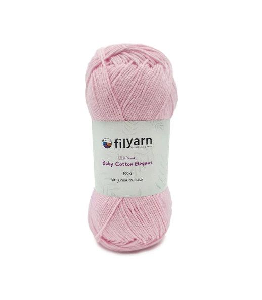 Baby Cotton El Örgü İpi 100 Gram Oeko-Tex Sertifikalı Pamuk İpi Bebek İpi Yelek İpi Punch İpi - 4