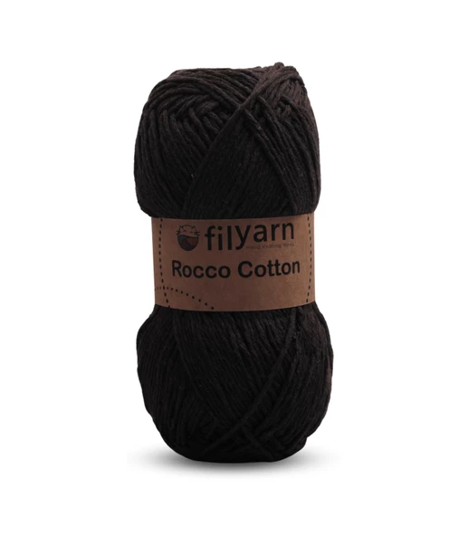 Rocco 100g Cotton iplik punch için ideal örgü ipi, pamuklu amigurumi ipi el işi malzemeleri pamuk ip - 3