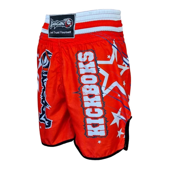 DragonDo KB240 Kick Boks Şortu Dijital Baskılı Kick Boxing Antrenman Şortu - 8