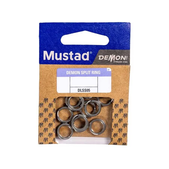 Mustad Demon Split Ring DLSS05  Standart NO:8 - 12Lİ ürün görseli