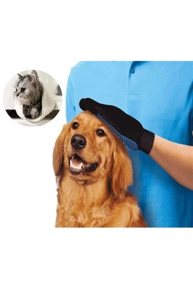 vet advice Kedi Köpek Tüy toplama eldiveni yumuşak dokulu - Resim 3