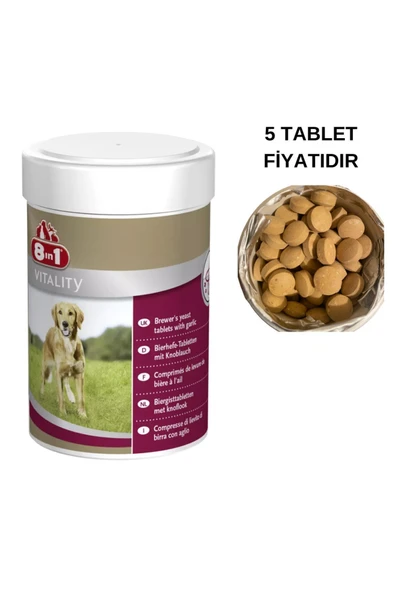 vet advice Köpek Tüy Bakım Tableti Bira Mayası Tüy dökümü önleyici