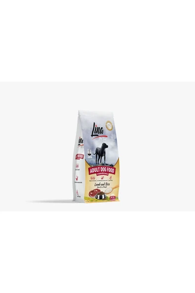Kuzu Eti Ve Pirinçli, Yetişkin Köpekler Için Gurme Lezzetinde Premium Mama 15 Kg