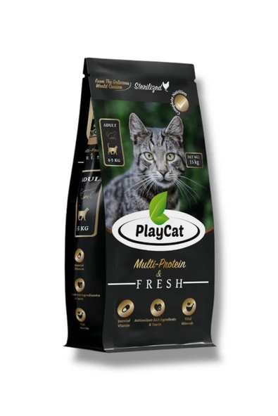 Kedi Kısır Kuru Maması Tavuklu 15 Kg
