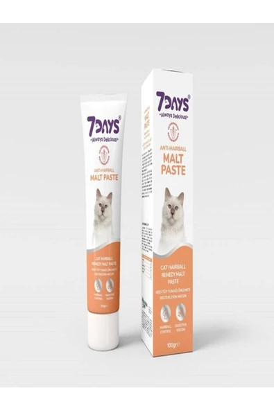 Anti-Hairball Malt Kedi Macunu 100gr (Tüy Yumağı Önleyici ve Tüy Sağlığı Destekleyici)