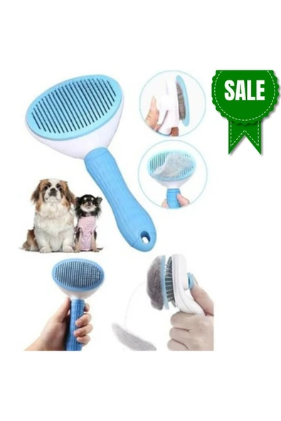 Lüks Basmalı Kedi Köpek Tüy Tarağı