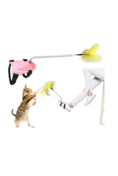 vet advice Kedi Tüylü Ayak Oltası Renkli Adet ürün görseli 1