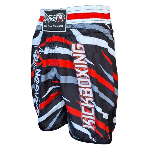 DragonDo KB242 Kick Boks Şortu Kick Boxing Antrenman Şortu Dijital Baskılı Desenli Şort - 3