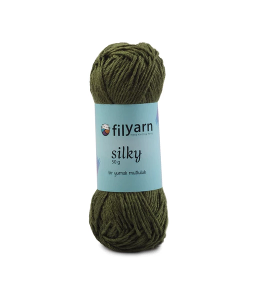 Silky Baharlık Örgü İpi Bambu Pastel İpi Parlak İp Bebek İpi Hırka Kazak İpi Motif İpi - Resim 6