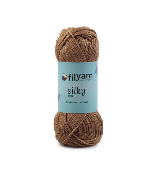 Silky Baharlık Örgü İpi Bambu Pastel İpi Parlak İp Bebek İpi Hırka Kazak İpi Motif İpi - Resim 12