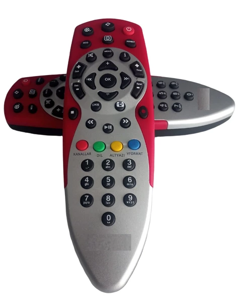 DİGİTÜRK HD KIRMIZI beIN MEDİA GROUP  UYDU CİHAZI KUMANDASI ürün görseli 1