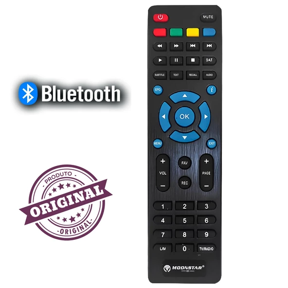 MOONSTAR MS-3000 UYDU ALICI MİNİ FULL HD DAHİLİ WIFI YOUTUBE IPTV KUMANDASI