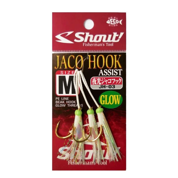 Shout Jaco Hook Glow Assist Olta İğnesi  Standart L