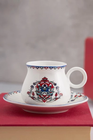 Karaca Hattat 6 Kişilik Kahve Fincanı Takımı 90 ml