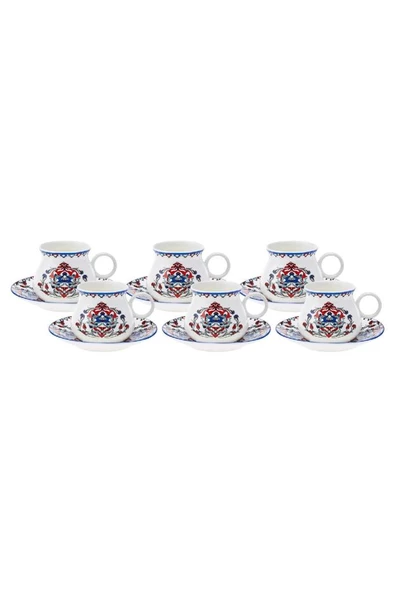 Karaca Hattat 6 Kişilik Kahve Fincanı Takımı 90 ml - 6