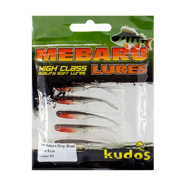 Kudos Natura Drop Shad 5cm Silikon Yem  Standart 01 - 3