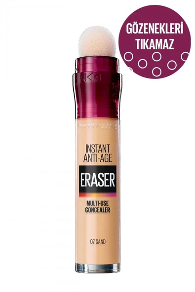 Maybelline New York Kapatıcı  Instant Age Eraser Concealer 07 Sand