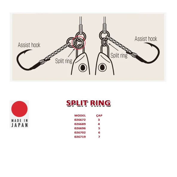 Shout Split Ring Halka  Standart 5 - 2