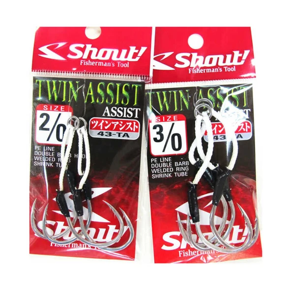 Shout Twin Assist Serisi Olta İğnesi  Standart 1/0