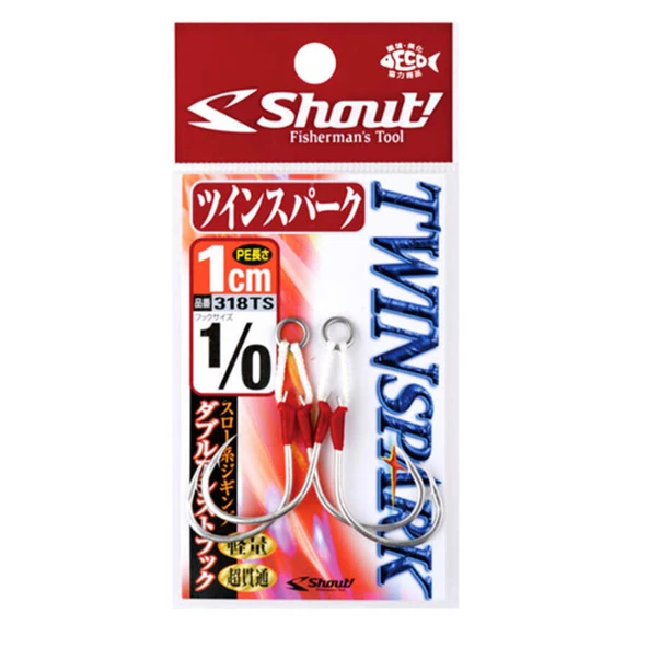 Shout Twin Spark Serisi Olta İğnesi  Standart 318TS-2-0