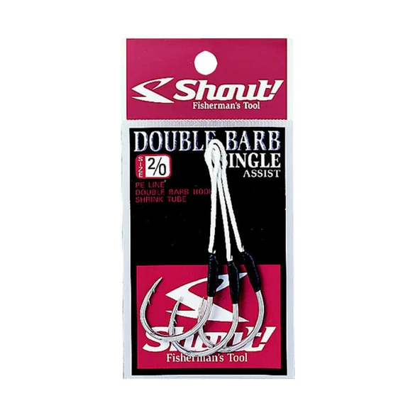 Shout Double Barb Assist İğne  Standart 3/0