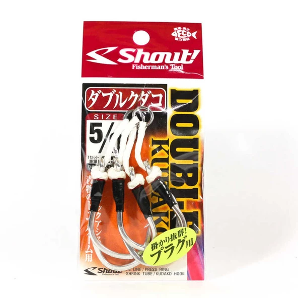 Shout Double Kudako Silver Assist İğne  Standart 1/0
