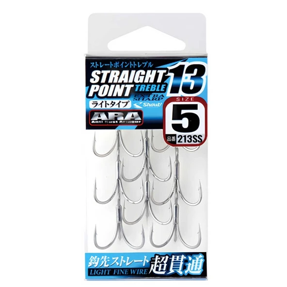 Shout Straight Point 13 Silver Üçlü İğne (8AD)  Standart NO6