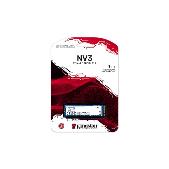 KINGSTON SNV3S/1000G 6000/4000MB/s 1TB 2280 NVME SSD