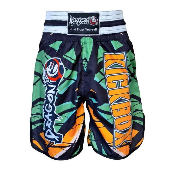 DragonDo KB245 Kick Boks Şortu Kick Boxing Antrenman Şortu Dijital Baskılı Desenli Şort - 3