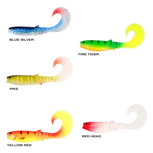 Remixon Buster Curtail 10.5cm (5 Adet)  Standart YELLOW RED
