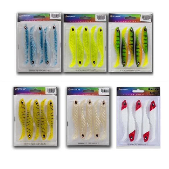 Remixon Curvy Shad 10,5cm (5 Adet)  Standart 02 - Resim 3