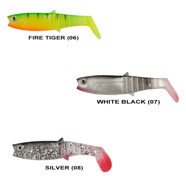 Remixon Buster Shad 10cm Silikon Yem (5 Adet)  GREEN Standart - 4