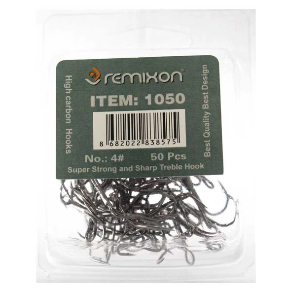 Remixon 1050 Black Nickel Üçlü İğne  Standart 4 - 3