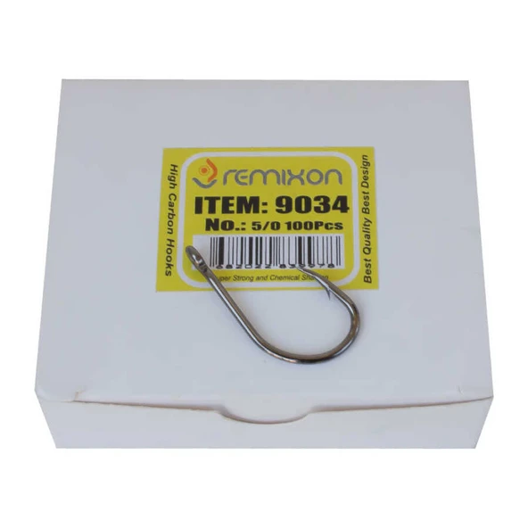 Remixon 9034 Black Nickel İğne (100AD / KUTU)  Standart 5/0 - 2
