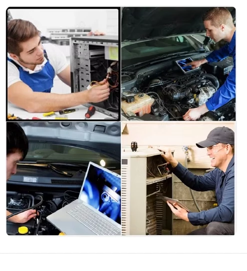 5 Metre Endoskop 3'ü 1 Arada Endoskop Ayarlanabilir LED'li Tamir Kamerası - 5