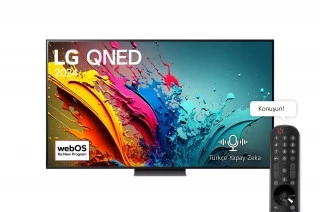 LG 65QNED86T6A 65''  165 EKRAN UYDU ALICILI 4K ULTRA HD WEBOS SMART QNED TV