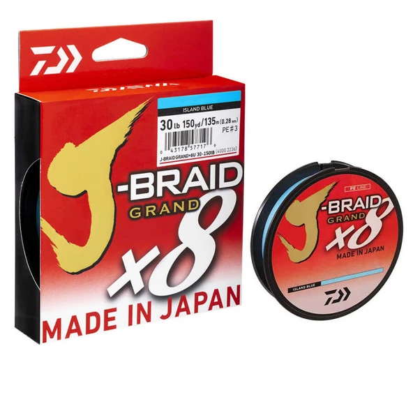 Daiwa JB Grand 8B 135 M Blue İp Misina  Standart 0,13MM